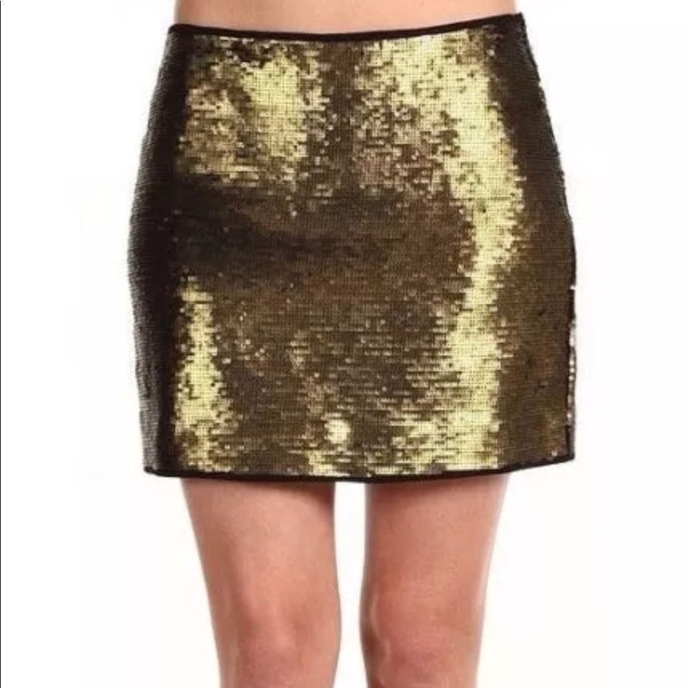 NEW BCBG Max Azria Catrine Sequin Mini Skirt